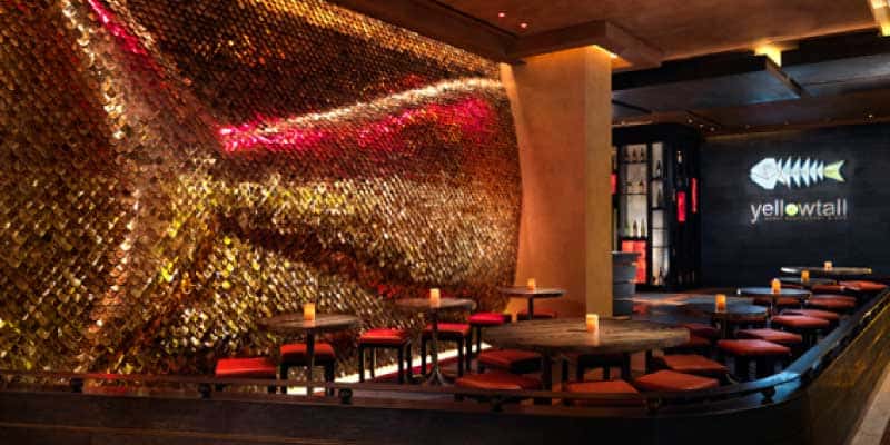 Yellowtail restaurant Las Vegas