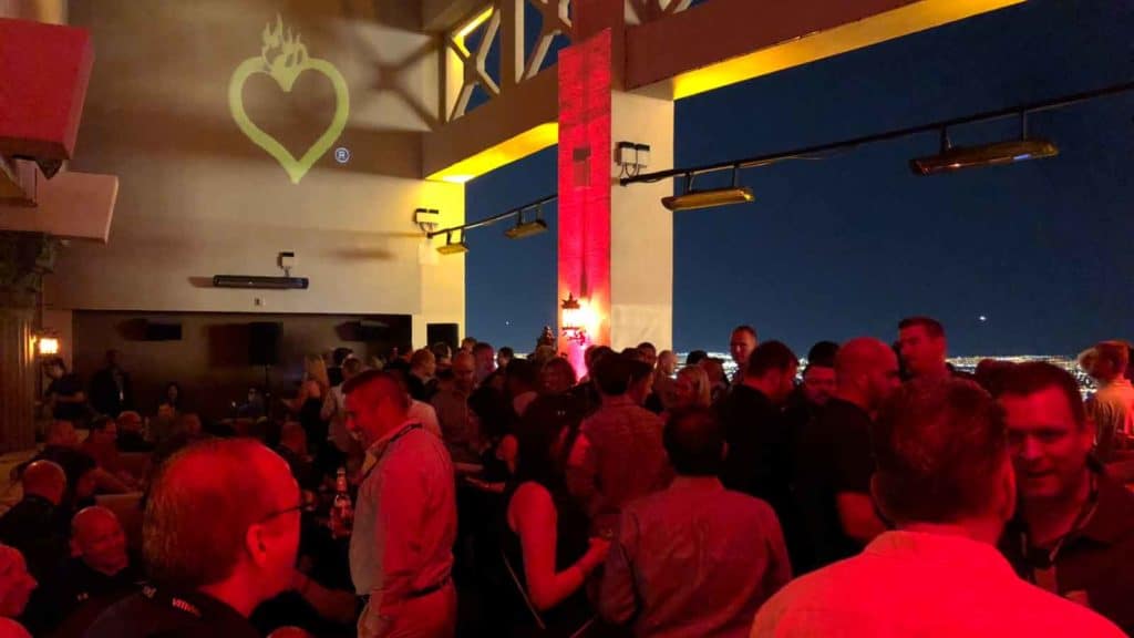 VMware private party outdoors