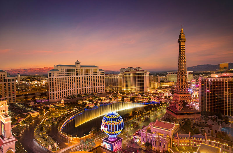 A photo of the Las Vegas Strip